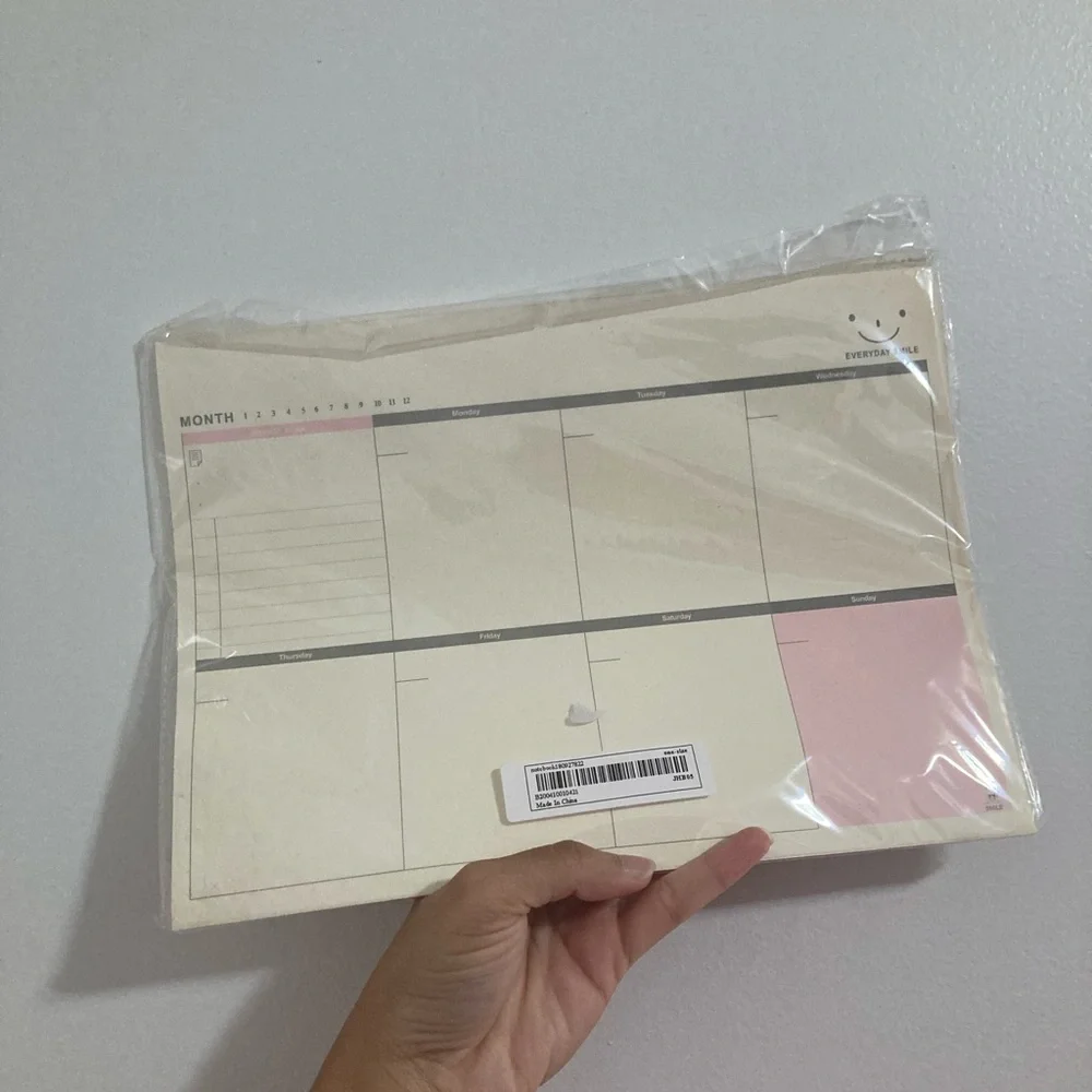 Set of 5 Black Brown Pink Notebooks and Journal Planner One Piece Chopper Stitch
